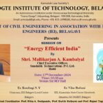 “Energy Efficient India” – A session by Shri Mallikarju Kambyal, Chief Executive Engineer